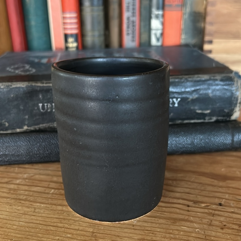 Handcrafted Siblings Ceramics Black Ceramic Tumbler
